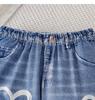 2025 Girls' Denim Vest & Pants Autumn Set