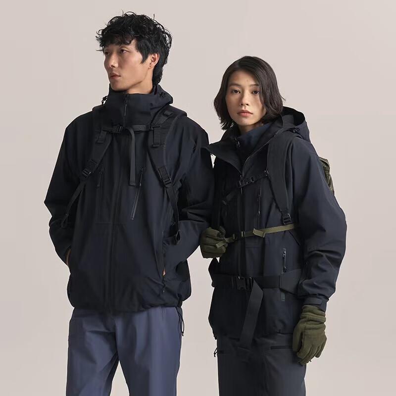 JD Zhizao Black Warrior Unisex 3-in-1 Shell Jacket