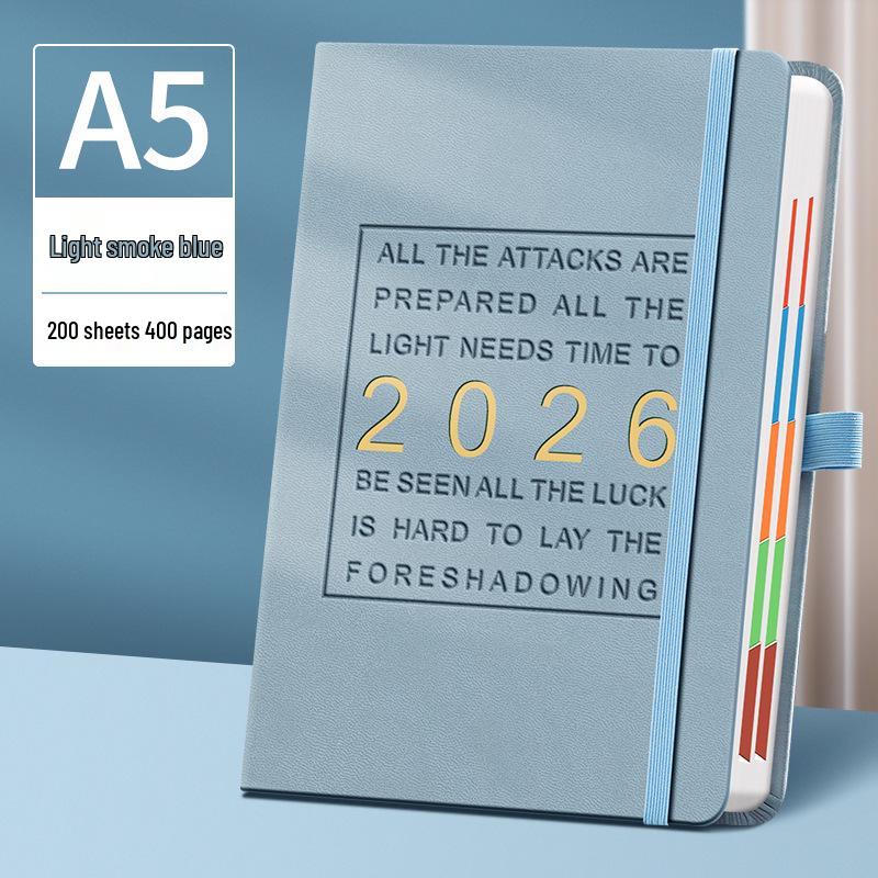 2026 A5 Premium Classification Notebook & Planner: Thickened Business Meeting Record Book