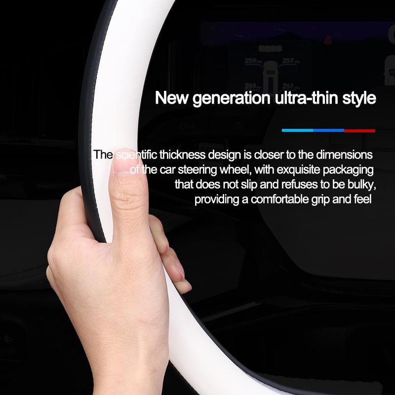 Car Auto Steering Wheel Cover Wrap For Renault Koleos Kadjar K-ZE Captur Braid On Steering-wheel Holder Protector