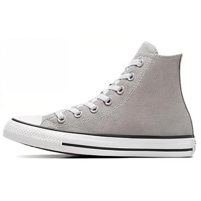 Chuck Taylor All Star Günlük Çok Yönlü Yüksek Bilekli Kanvas Ayakkabı Unisex Spor Ayakkabı Gri Beyaz A06561C