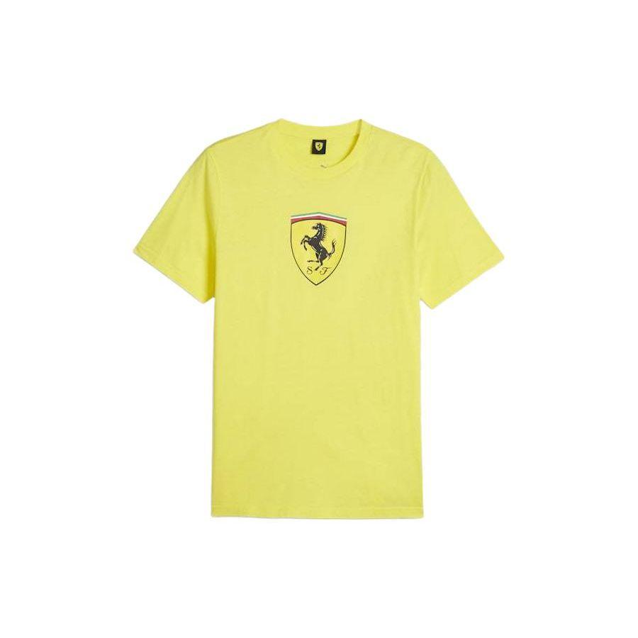 

Puma Round Neck Pullover Letter Logo Pattern Printed Embroidered Slim Fit Short Sleeve T-Shirt Men T-Shirts Yellow 623805-07 XL