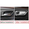 For Toyota Avalon 2019-2022 Silver Steel Inner Door Handle Lock Frame Trim 4pcs
