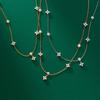 Necklace Women's Light Luxury Temperament Four-leaf Clover Necklace Japanese and Korean Niche Design High-end Summer Collarbone Chain