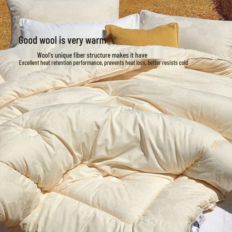 Mercury Textile 100% Pure Wool Quilt