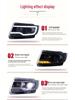 LED Daytime Running Light Xenon Headlight Assembly for 11-15 Jeep Compass