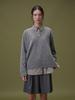 Plad Jour Boy Wool Half Pants (Dark Grey)