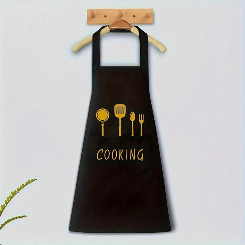 Versatile and Durable PVC Cooking Apron - Adjustable, for Kitchen, Coffee Bar, Restaurant Perfect for Home Cooking