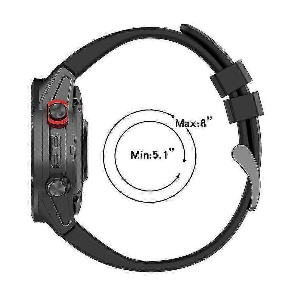 QuickFit 22 26mm Strap for Garmin Epix Gen 2 Fenix 7 7X 6X Pro 5 Plus Watch Band