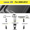 For Lexus ES240 350 2006-2012 Car-Styling 3D/5D Carbon Fiber Car Interior Center Console Color Molding Sticker Decals
