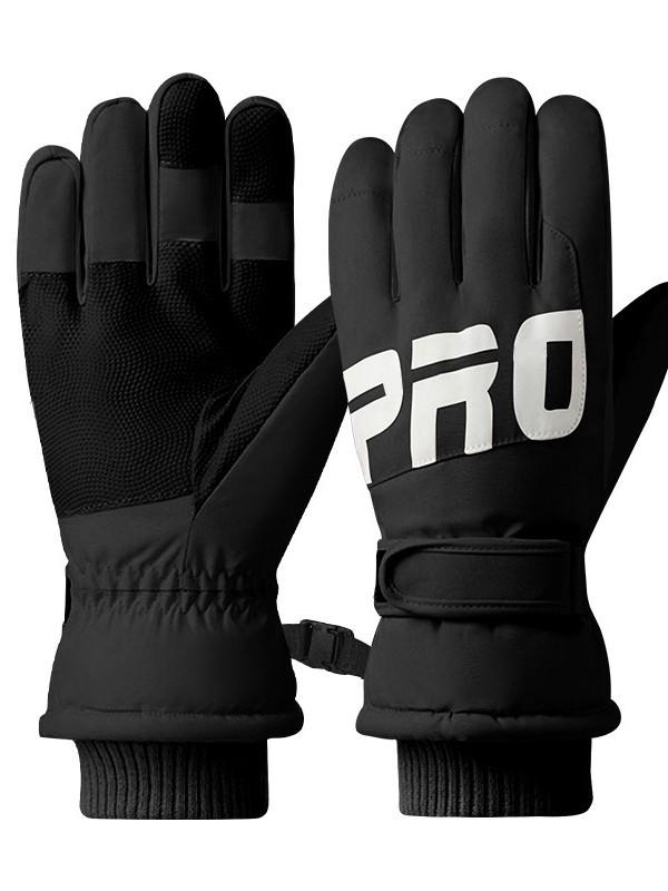 Touchscreen Windproof Ski Gloves with Warm Velvet for Men & Women – Ideal for Winter, Riding, and Mountaineering