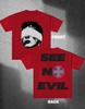 Loose Pure Cotton T-shirt Cartoon Pattern Printing Front Back Large-sized Fashionable T-shirt Suitable Both Men and Women Y2K