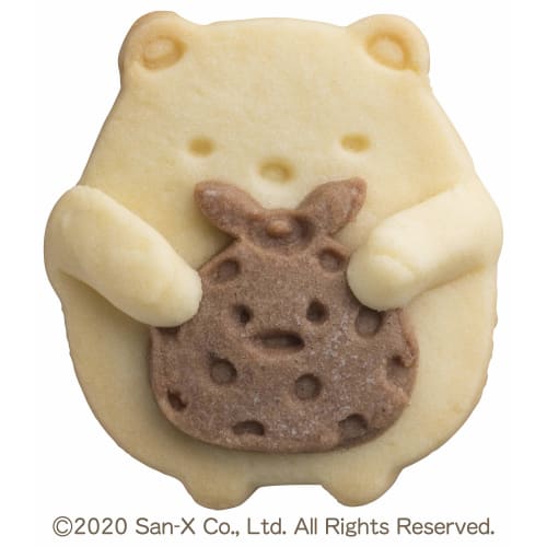 Kai KAI Cookie Cutter Stamp That Allows You To Create Facial Expressions Cuddle Cutter Set Sumikkogurashi Polar Bear Furoshiki Made In Japan DN0501