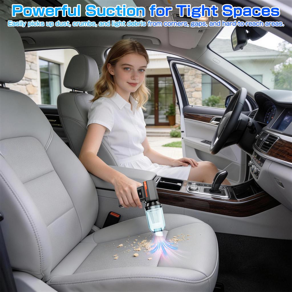 Car Violent Fan Turbo Blower With Outlet Nozzles Blow Snow Jet Fan Blow And Suction 2 In 1 110000RPM Electric Air Duster Cleaning Blowing Tool
