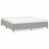 Vidaxl Bed Frame Without Mattress, Light Gray, 180X200 Cm, Upholstered