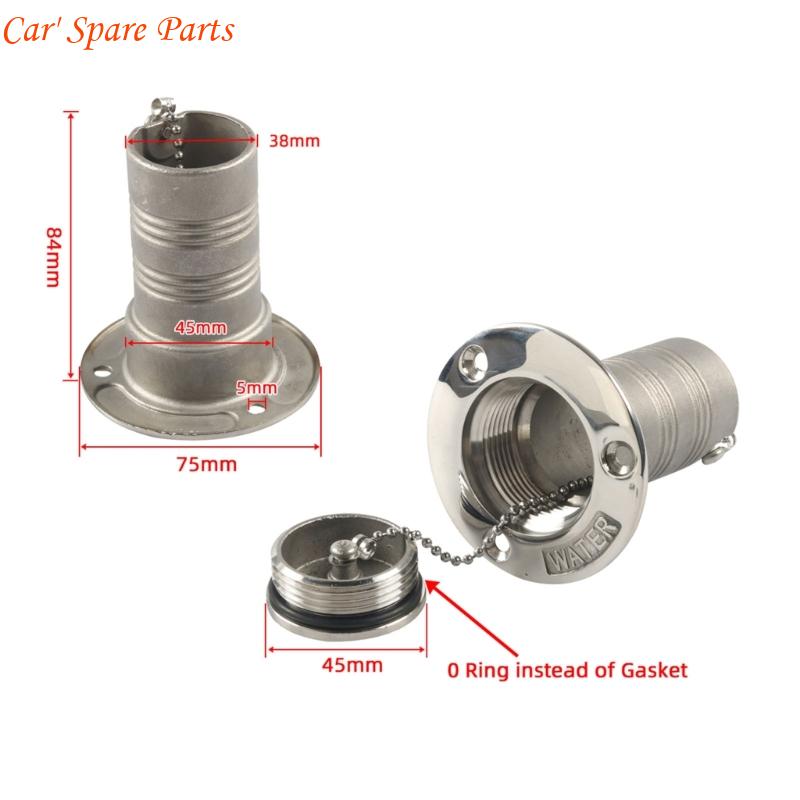 Y4UA Upgraded 316 Stainless Steel Vessel Liquid Entry Cap Featuring Anti Theft Mechanism And Simple Operation