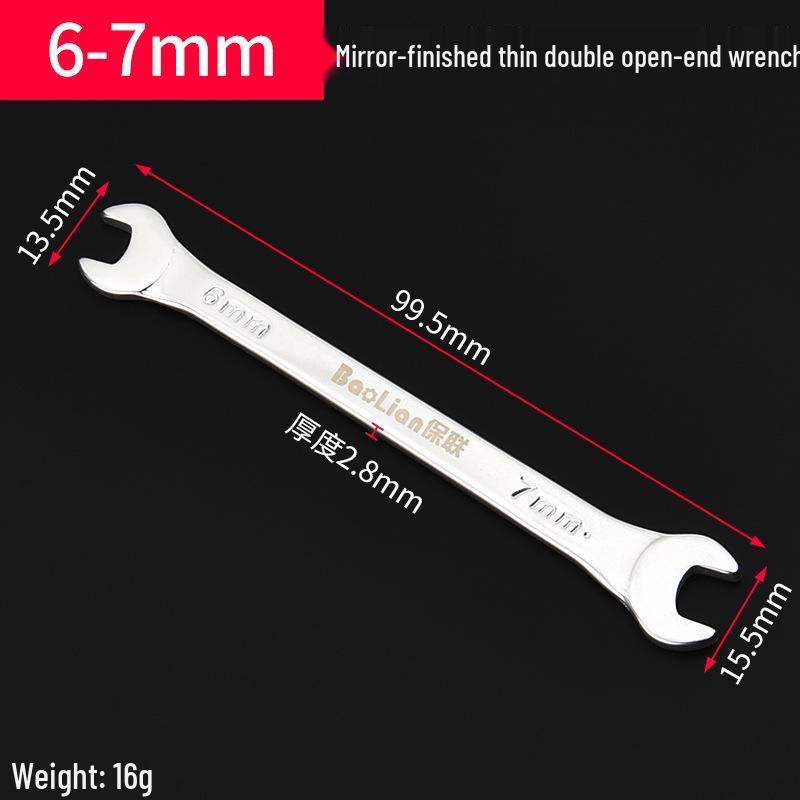 Doppelmaulschlüssel-Satz: 14-17mm, 10# 8-10mm Gabel- und Festkopfschlüssel