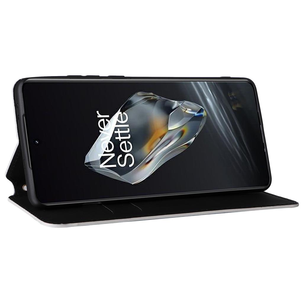 For OnePlus Ace 3 5G/12R 5G Phone Cover Magnetic Rhombus Pattern Leather Case