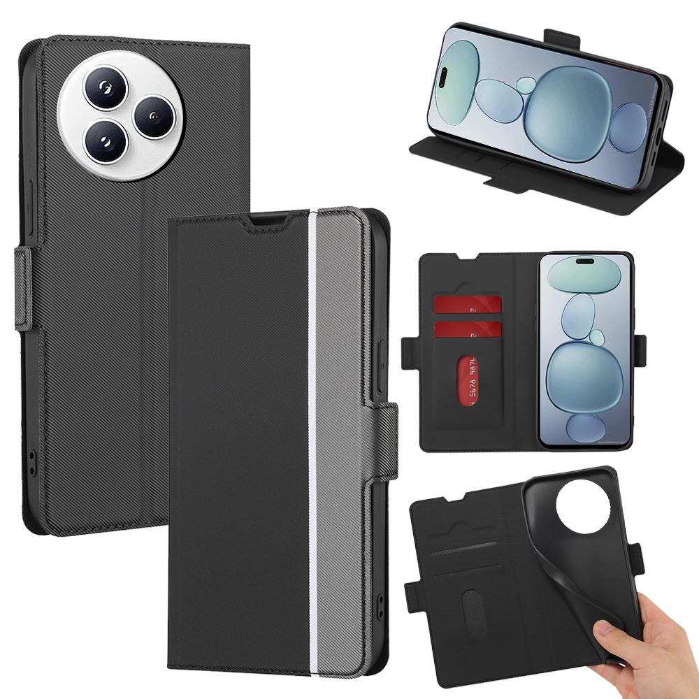 For Xiaomi Civi 5 Pro 5G Case Card Holder Twill Texture Leather Phone Cover