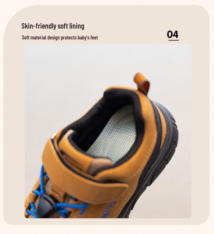 2025 Autumn Kids' Versatile Velcro Hiking & Skate Shoes