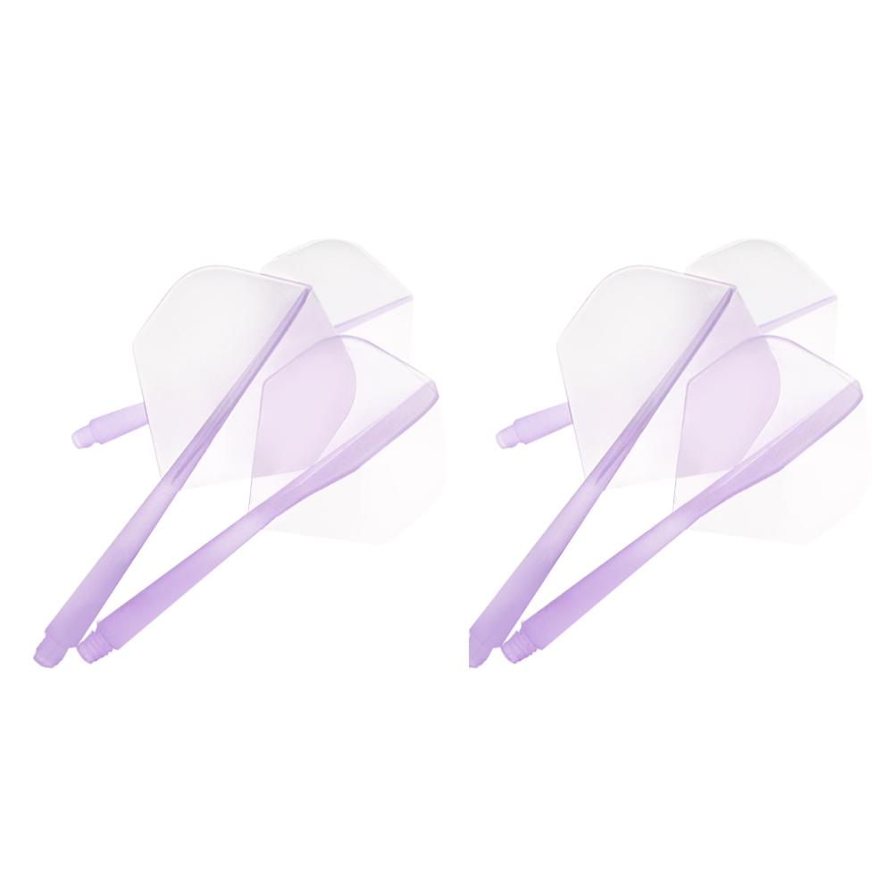 12-3PCS Professional Dart Flights 2BA Plastic Transparent Shafts Darts Anti-Drop Integrated Darts Flights for Indoor Outdoor