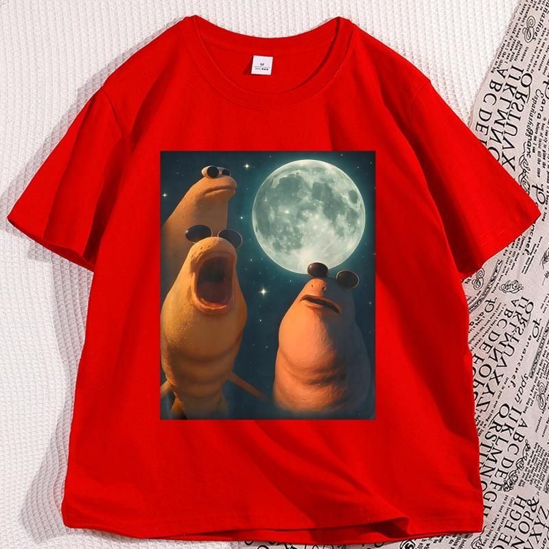 

Marcus The Worm Moon Graphic T Shirts Causal Cotton Short Sleeve Round Neck Tshirt Loose Vintage Printed Tee Shirt Clothes S