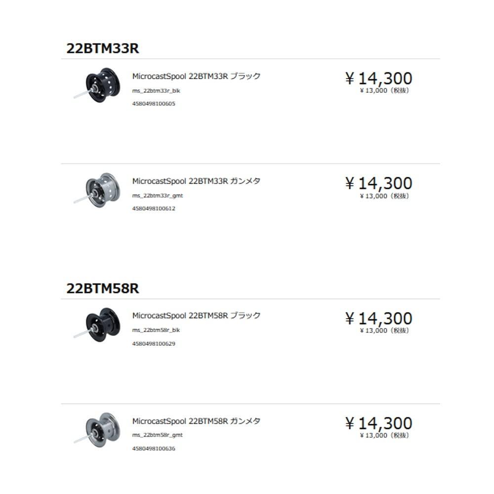 Verfügbar Microcast Spule 22BTM58R Schwarz