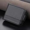 Luxury Business Retro Skin Feel Leather Phone Case For Samsung Galaxy Z Flip 7 6 5 4 3 Card Slot Holder Anti-Drop Protect Cover