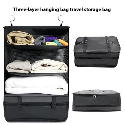 1 Set Housewares Luggage Travel Organizer Travel Essentials Hanging Packing Cubes Hanging Shelves Laundry Storage Compartment