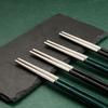 Dining Food Sushi for Home Hotel Restaurant Kitchen Tool Metal Chopsticks Tableware Chopsticks