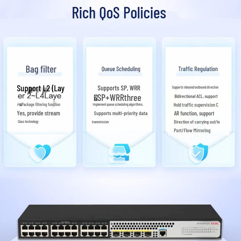 H3C S5120V3-28P-EI-H1 Enterprise Layer 3 Managed Gigabit Switch