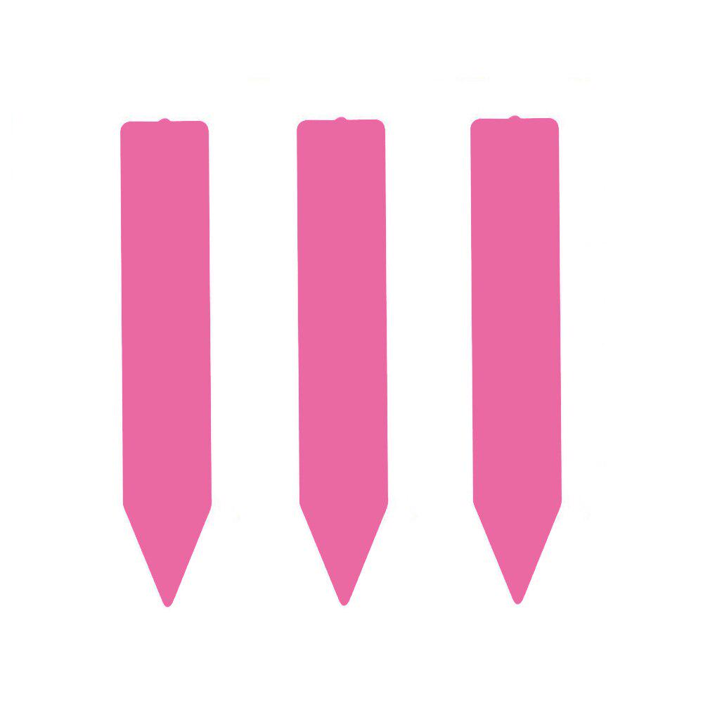 

100 шт. этикетки для садовых растений, пластиковые бирки для растений, детские маркеры, цветочные горшки, этикетки для рассады, инструменты для маркировки лотков 10cmX2cm розовый