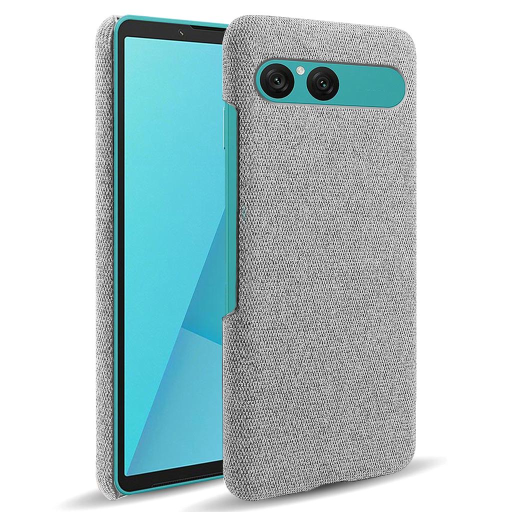 For Sony Xperia 10 VII Phone Case Cloth Texture Anti-Scratch Protective PC Back Cover