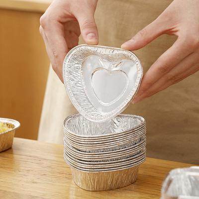 20 Stück Cupcake-Förmchen in Lebensmittelqualität, antihaftbeschichtet, umweltfreundlich, hitzebeständig, wasserdicht, Aluminiumfolie, Cupcake-Förmchen, Backförmchen, Heimbedarf