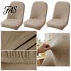 Slip-proof Chair Cover With Hidden Elastic Slip-Resistant Seat Jacquard Pattern Elasticized Slipcover For Chairs Protector for Home Dining Room