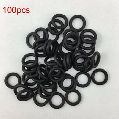 100PCS/Set Indicator Metric Kit Plumbing Black Rubber Seal Gasket O-Rings Assortment Set