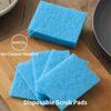 10pcs No Cleaner Needed Disposable Scrubbing Pads Built-in Baking Soda Single-Use Baking Soda Scouring Pad