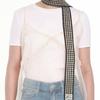 Eireve GINGHAM CHECK LONG SCARF (BLACK)