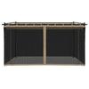Vidaxl Altanka Ze Ścianami Z Siatki, Kolor Taupe, 4X3 M, Stal