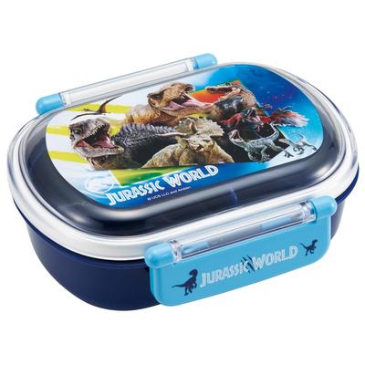 Prânz 1 cu Core Dishes Dome Fluffy Kids Antibacterian Fabricat în Jurassic Boys QAF2BAAG Cutie pentru copii, nivel, 360ml, (Container lateral), Formă,