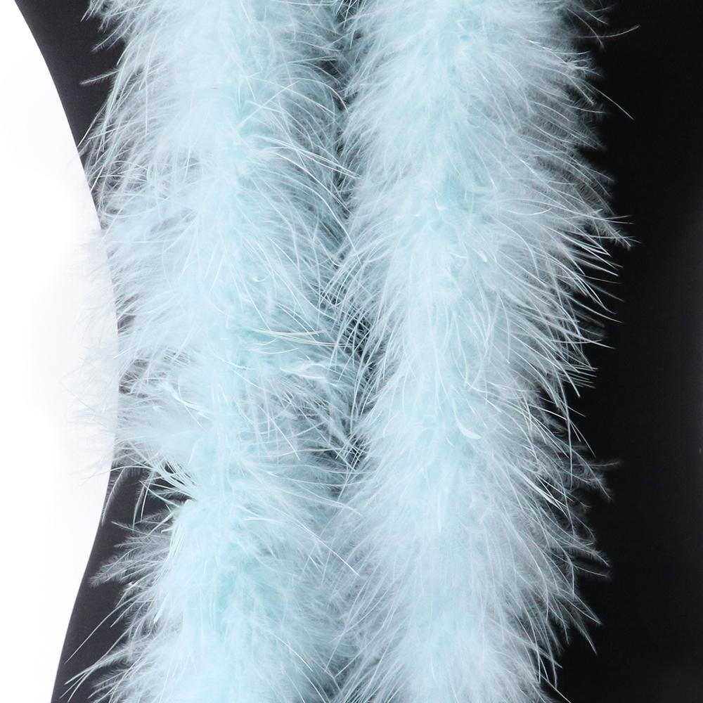 DIY 13G Боа из перьев марабу для рождественской елки Розовое перо индейки на ленте Шаль для свадебного платья Декоративные поделки Перья 2 ярда