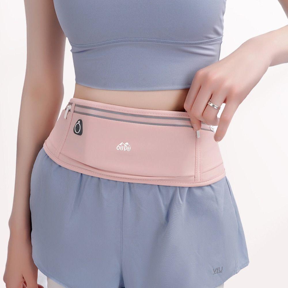 Professional Running Waist Bag Solid Color Hidden Pouch New Mobile Phone Case  Women