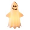 Halloween Spøkelseslys Skummelt Spøkelsesdekorasjon Lysende Spøkelsespynt Hengende Lys for Bord Kaminhylle Veggdekorasjon