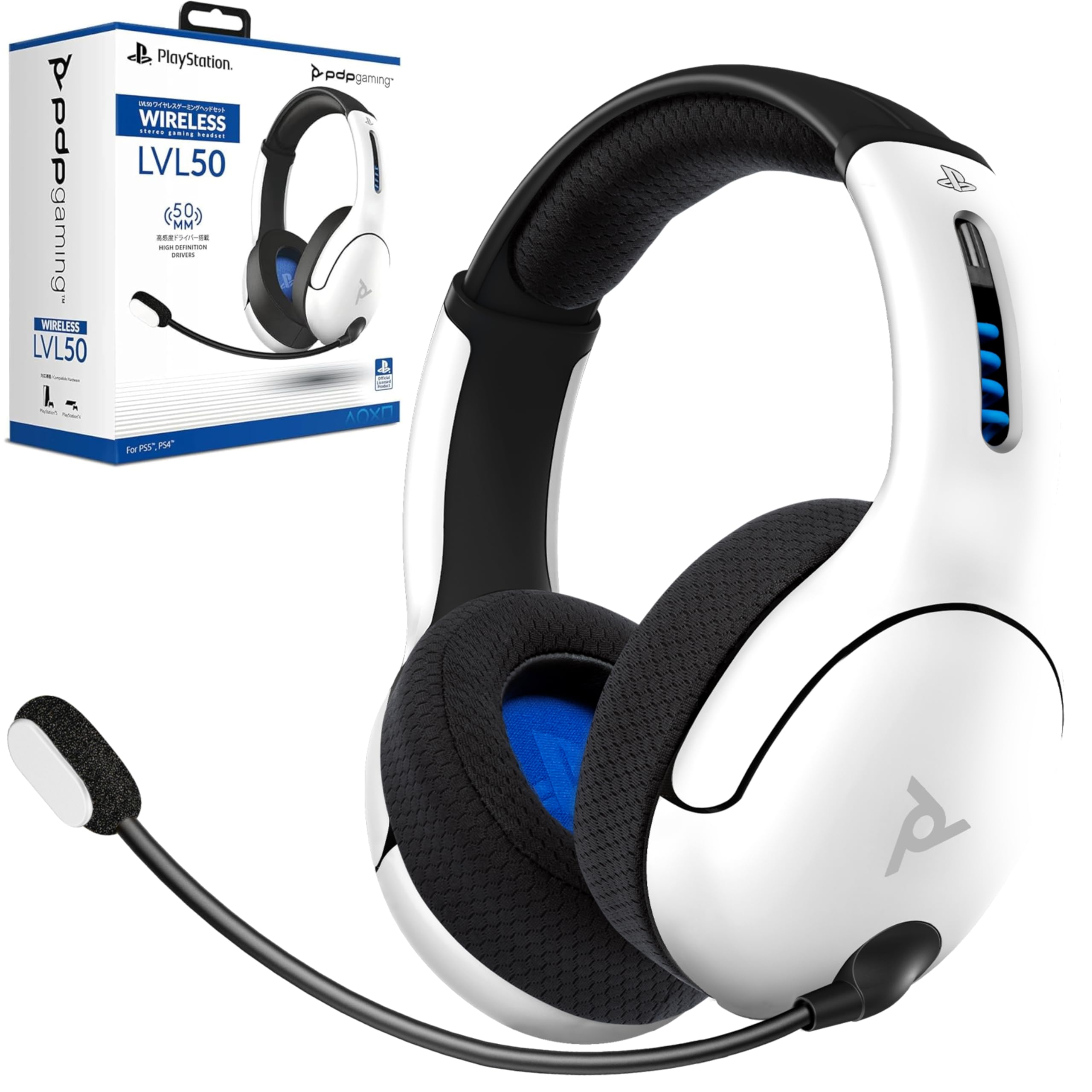 

Officially Licensed Sony Product: PDP Gaming LVL50 Wireless Gaming Headset for PS5 (Official Japanese Product)