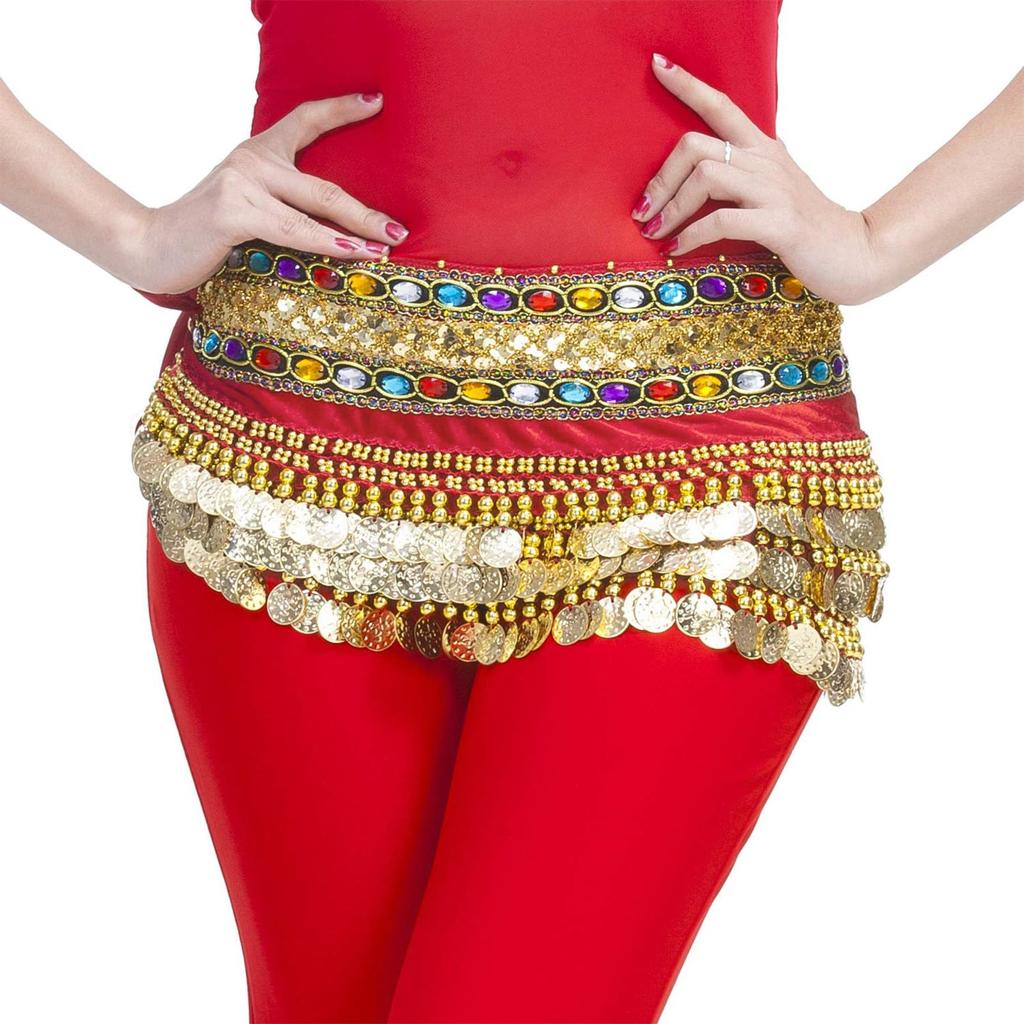 Ladies' Belly Dance Hip Scarf, Waist Chain Hip Scarf, Tassel Chiffon Performance Dress, Waist Scarf