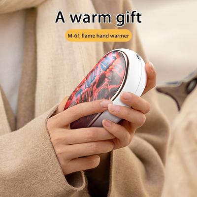 Xiaomi Hand Warmer Fast Heating And Warming Up Dynamic Flame Atmosphere Lamp Mini Portable For Outdoor Travel Camping Winter New