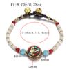 Ethnic Nature Stone Nepal Copper Beads Bracelet Women Men Vintage Tibetan Buddhist Mantra Hand Prayer Wheel Bracelets Zircon