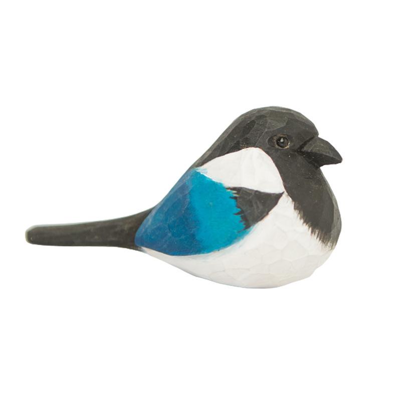 Ornaments Nordic-style Wooden Carvings Animals Birds Crafts Interior statue Cute Home Decorations Office Desktop Accessories