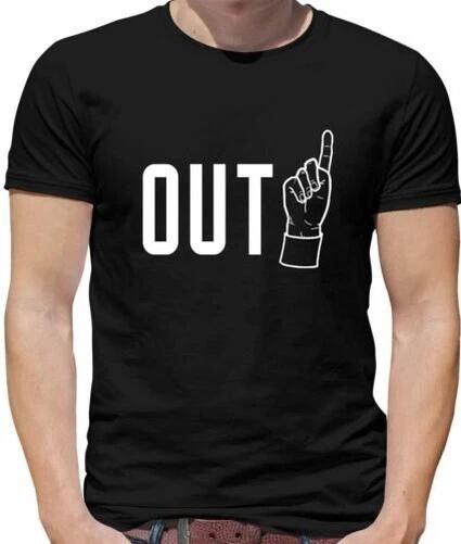 

Outing Finger T-Shirt - Referee - Cricket - Game - Ashes - World Cup - T20 2XL