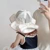 Girls' Breathable Mesh Wide Brim Sun Hat for Summer Outings